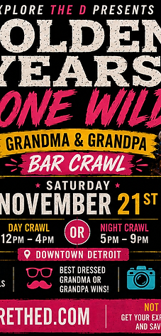 Golden Years Gone Wild: Grandma & Grandpa Bar Crawl
