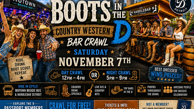 Boots in the D: Country Western Bar Crawl