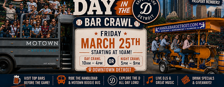 Opening Day in the D: Tigers Bar Crawl