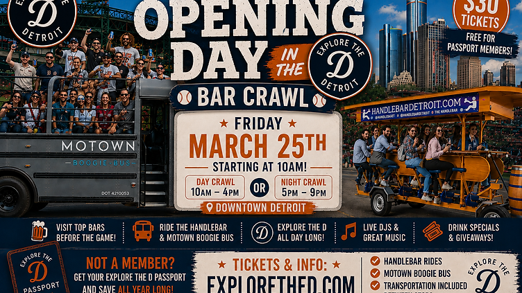 Opening Day in the D: Tigers Bar Crawl