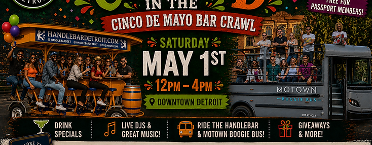 Cinco in the D: Cinco de Mayo Bar Crawl