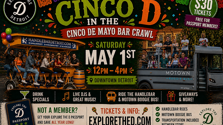 Cinco in the D: Cinco de Mayo Bar Crawl