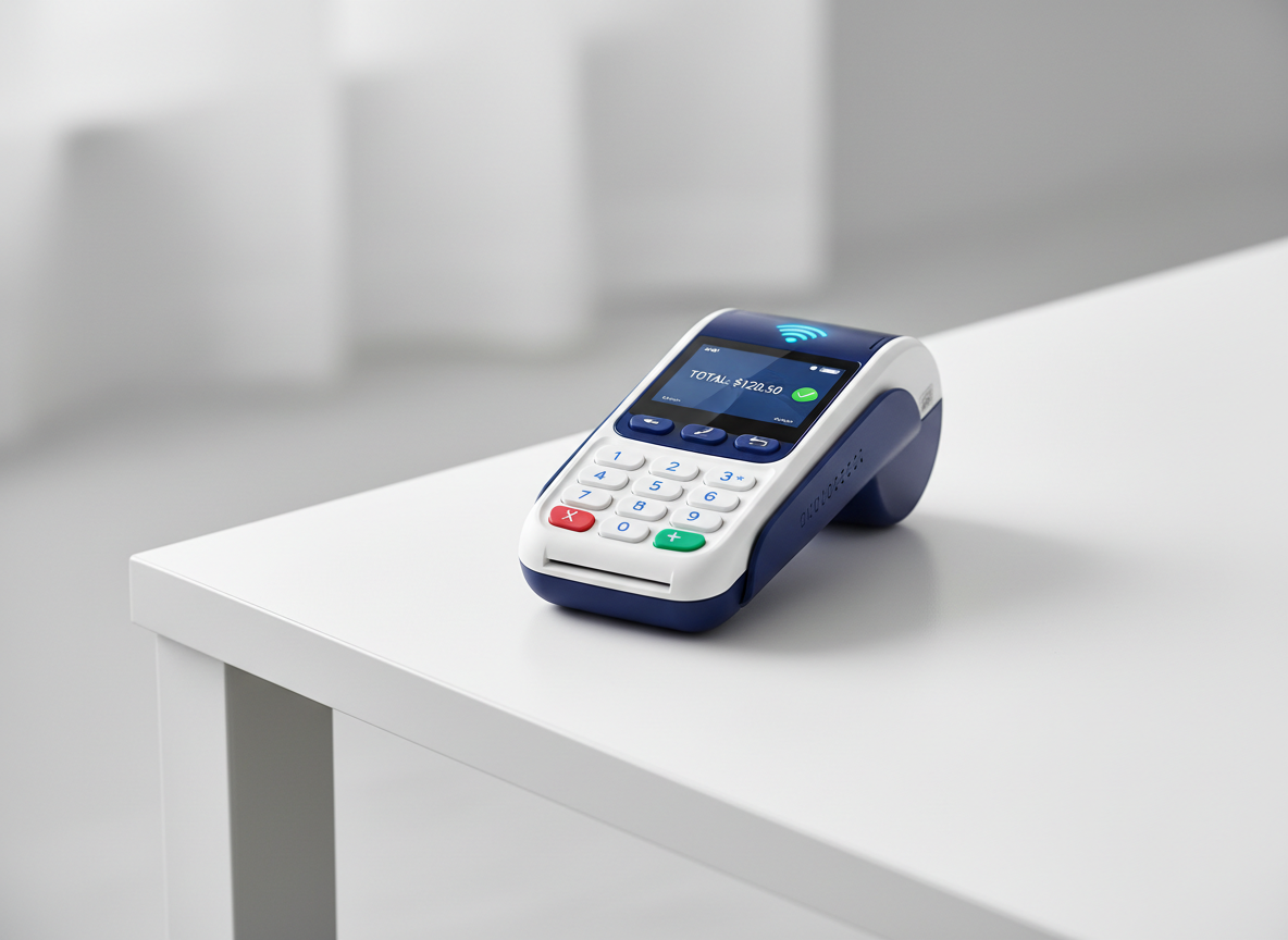Modern standalone payment terminal for business