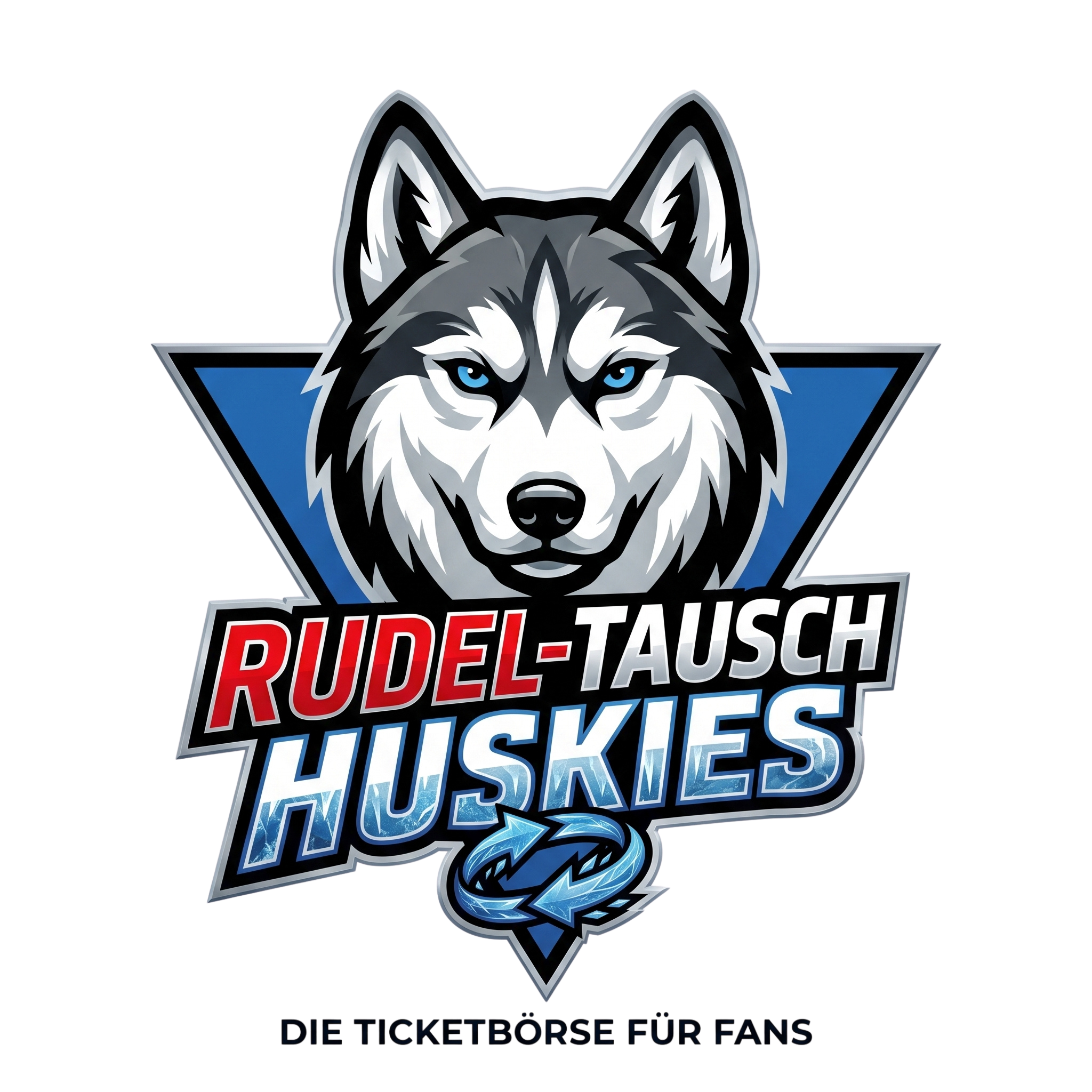 Rudel-Tausch Huskies Logo