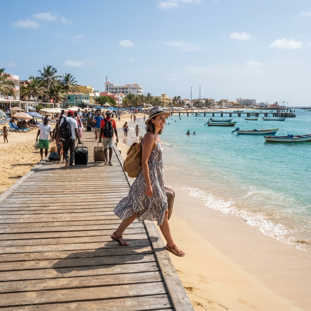 Travellers arriving in Cape Verde