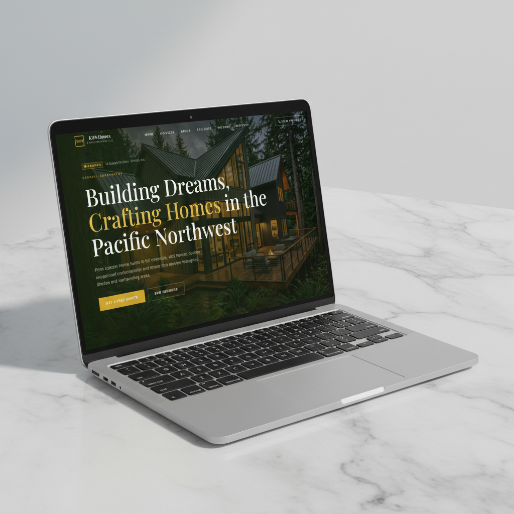 Custom website design for K&S Homes & Remodeling LLC, a General Contractor — high-converting website built by Client Bloom Co.