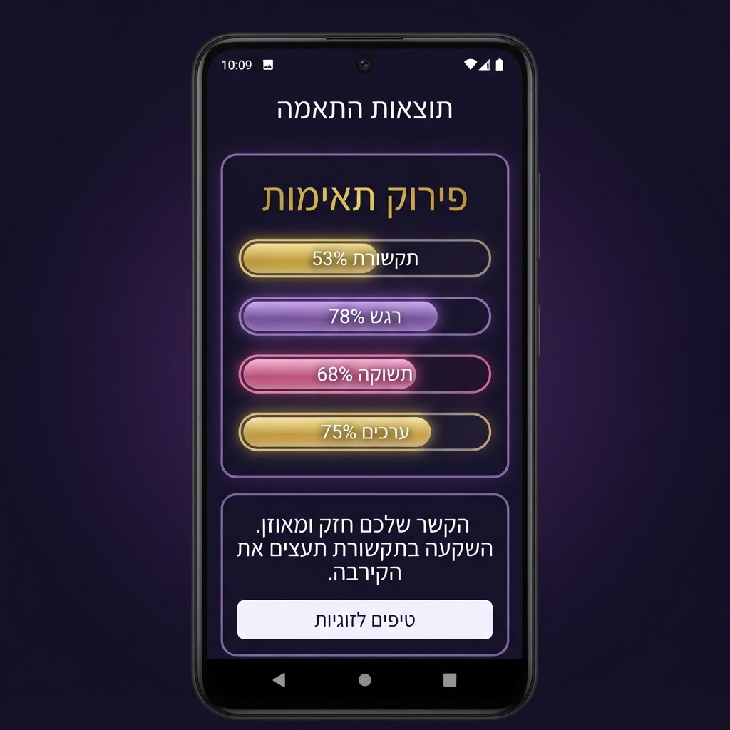 פירוק תאימות לפי מדדים