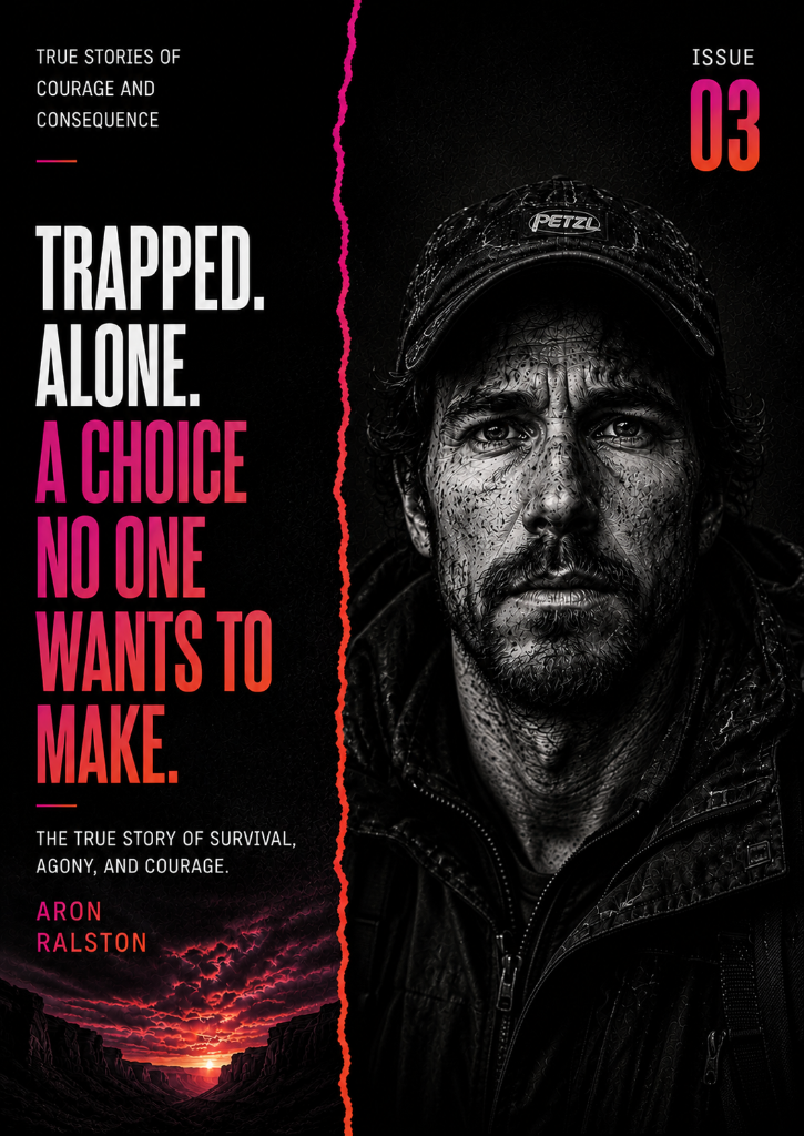 Aron Ralston — Trapped. Alone. A Choice No One Wants To Make