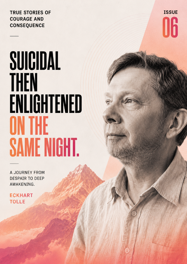 Eckhart Tolle — Suicidal Then Enlightened On The Same Night