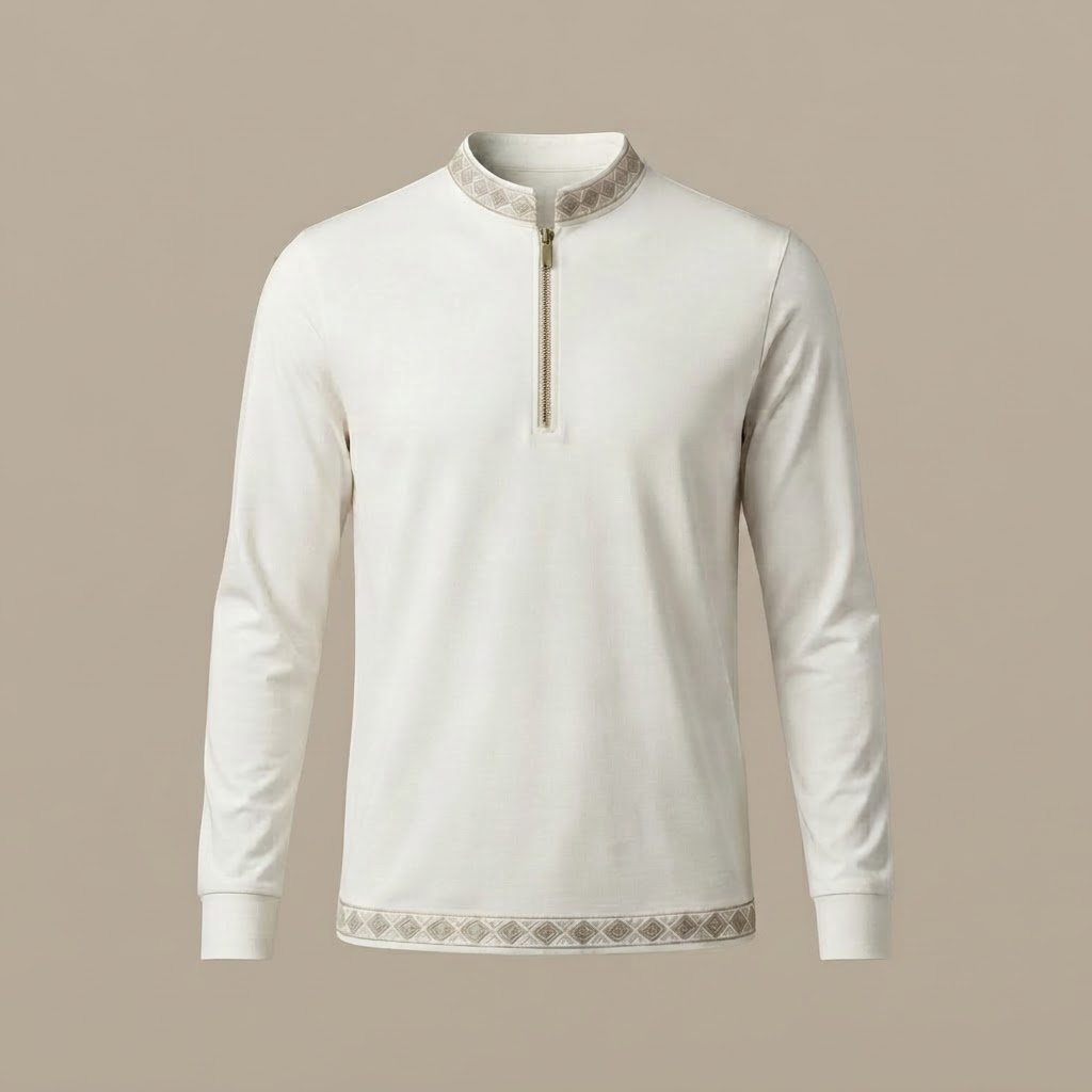 Khor Collar Tee — Long Sleeve