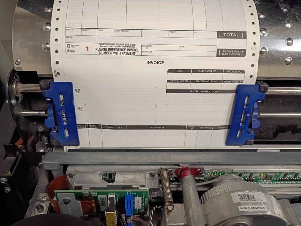 Dot Matrix Invoice Printer Repair