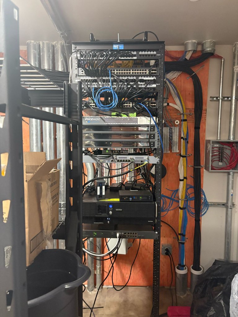 Full Server Rack – Voiceware & Networking