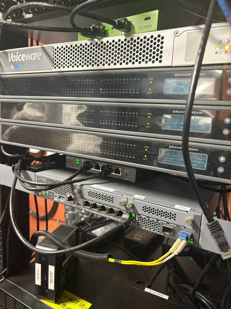 Voiceware & Grandstream Rack