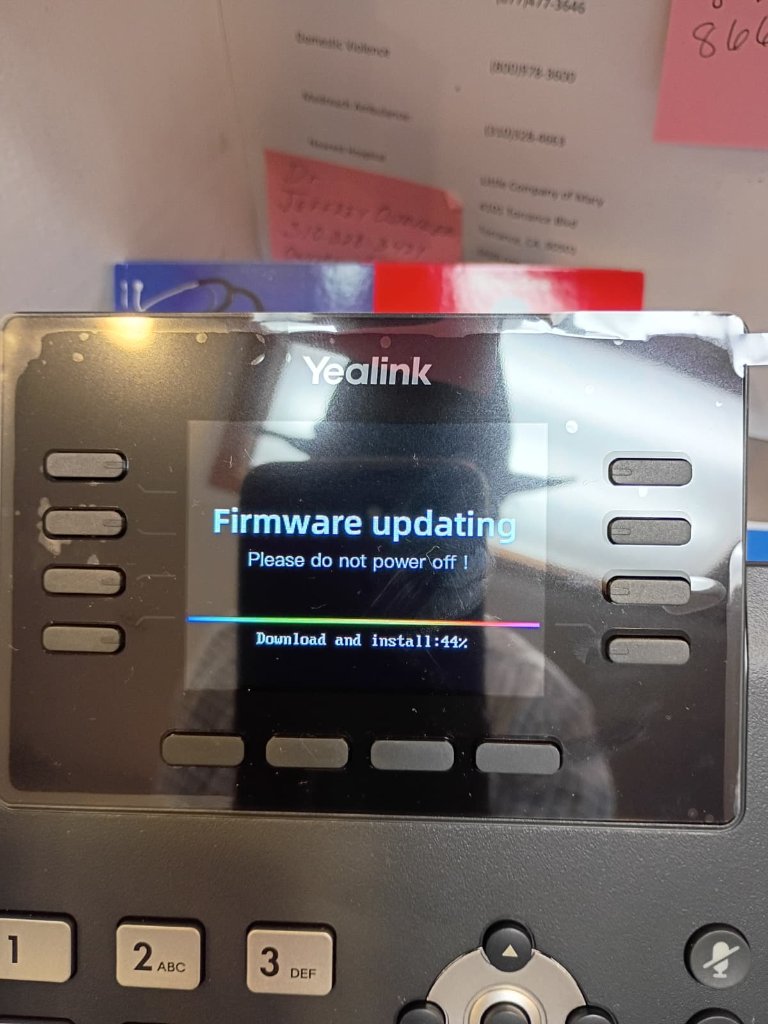 Yealink Phone Firmware Update