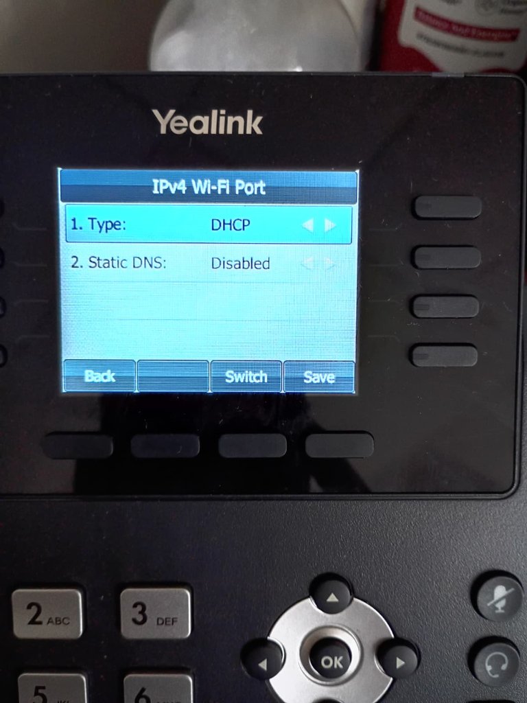 Yealink VoIP Network Configuration