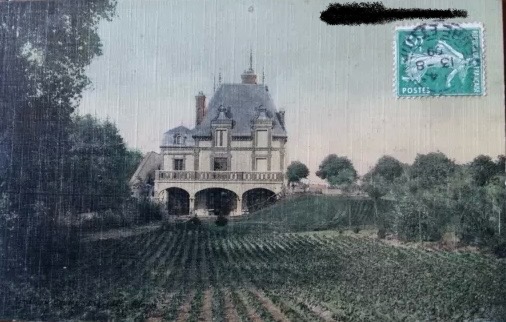 Historical postcard · The manor, early 20th century