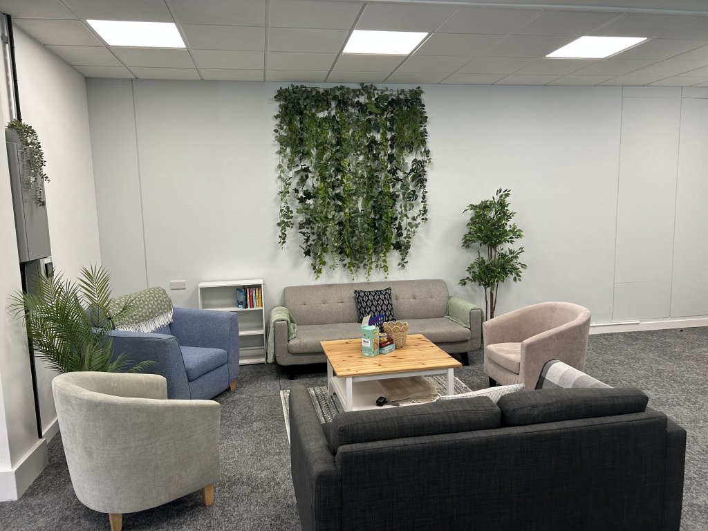 Lounge and social seating area