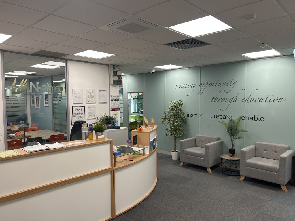Reception area