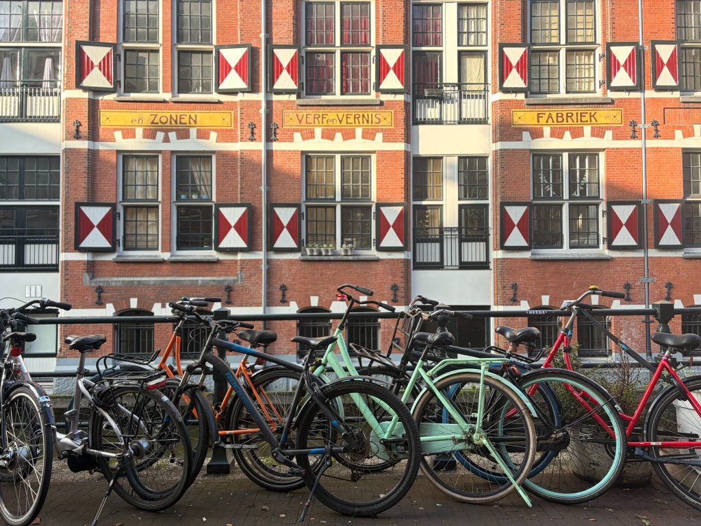 A canal street in Amsterdam