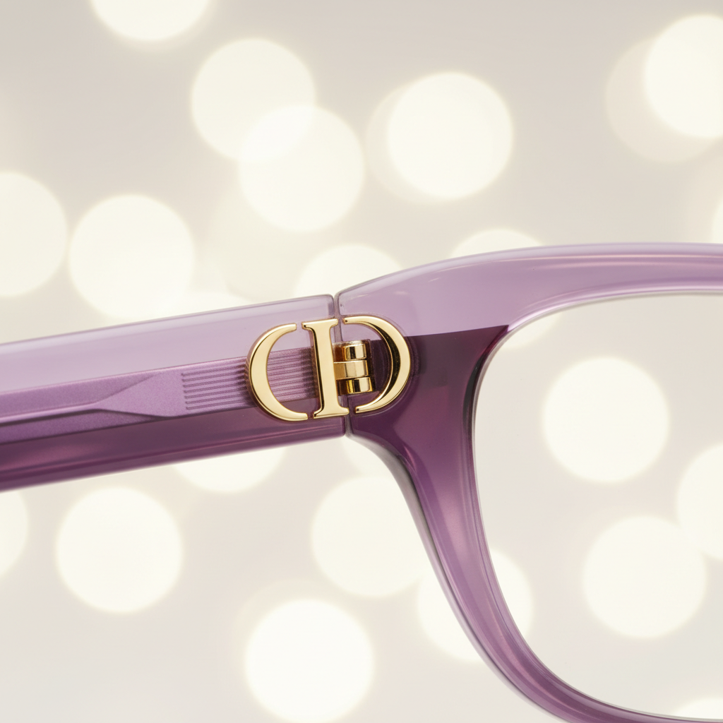DIOR Purple Cat-Eye