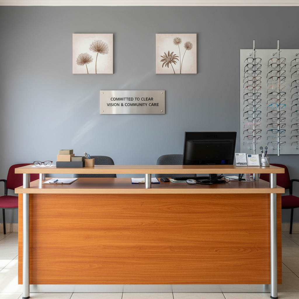 Rosette B. Nhlapo Optometrist reception area