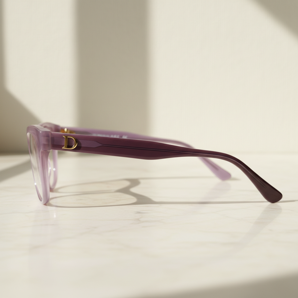 DIOR Purple Cat-Eye