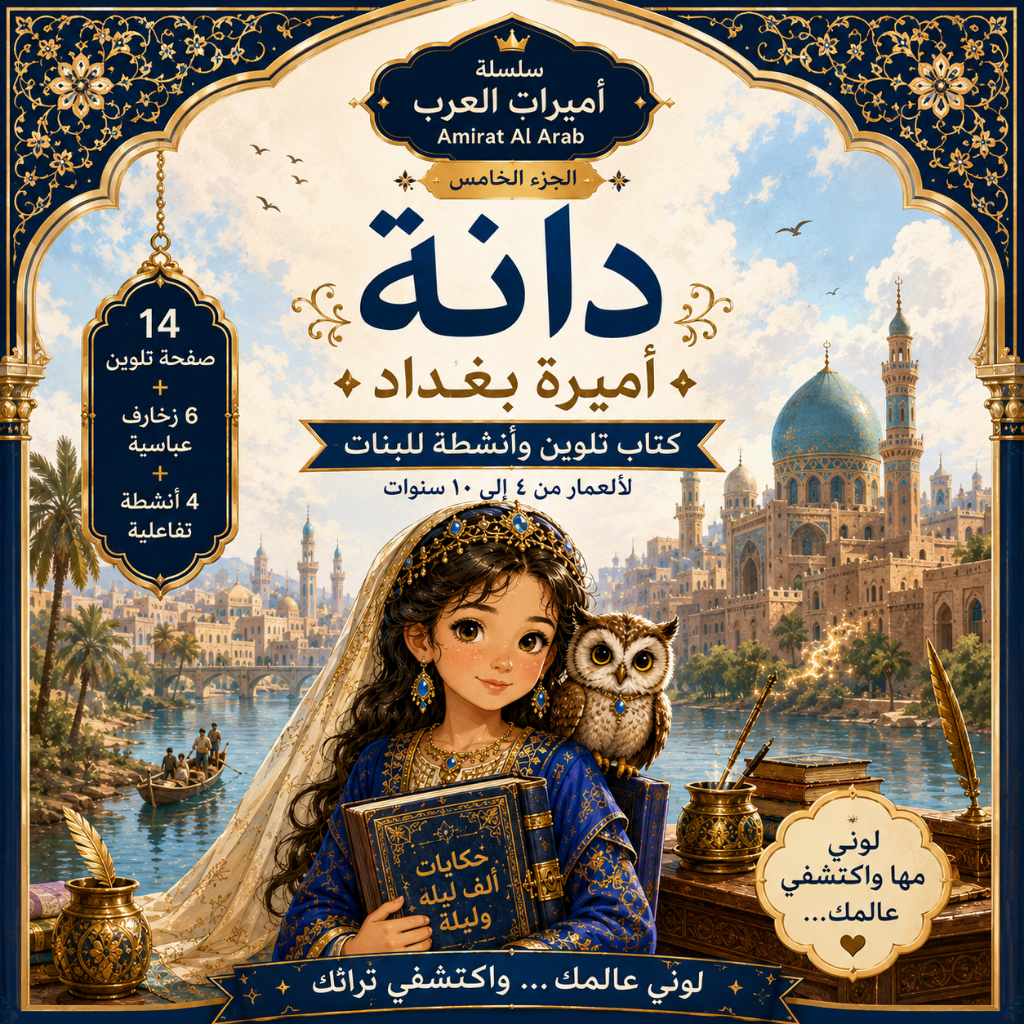 كتاب تلوين الأميرة دانة