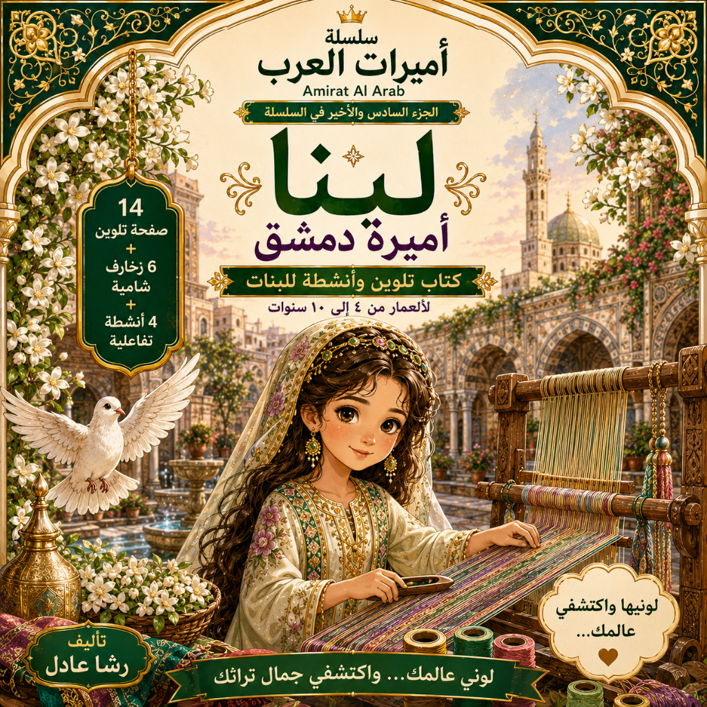 كتاب تلوين الأميرة لينا
