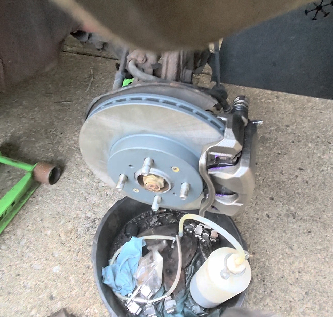 Honda Fit Front Brake Service — Rotors & Pads