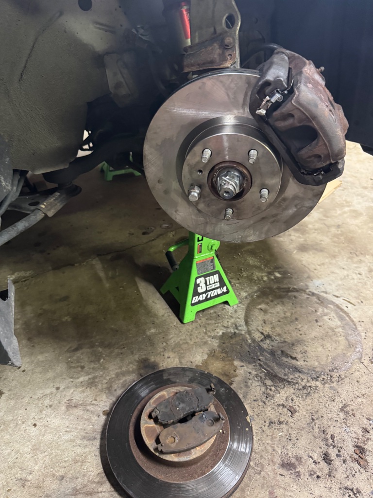 Nissan G35 Front Brake Service