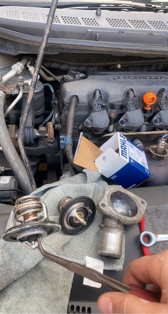 Thermostat & Housing Replacement – Honda