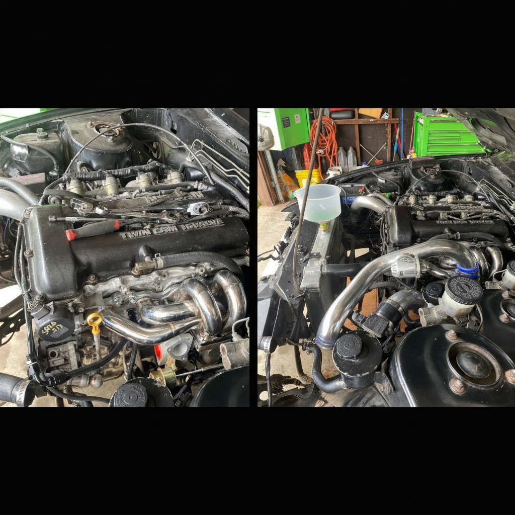 Nissan SR20DET Turbo Build — Stock to Complete