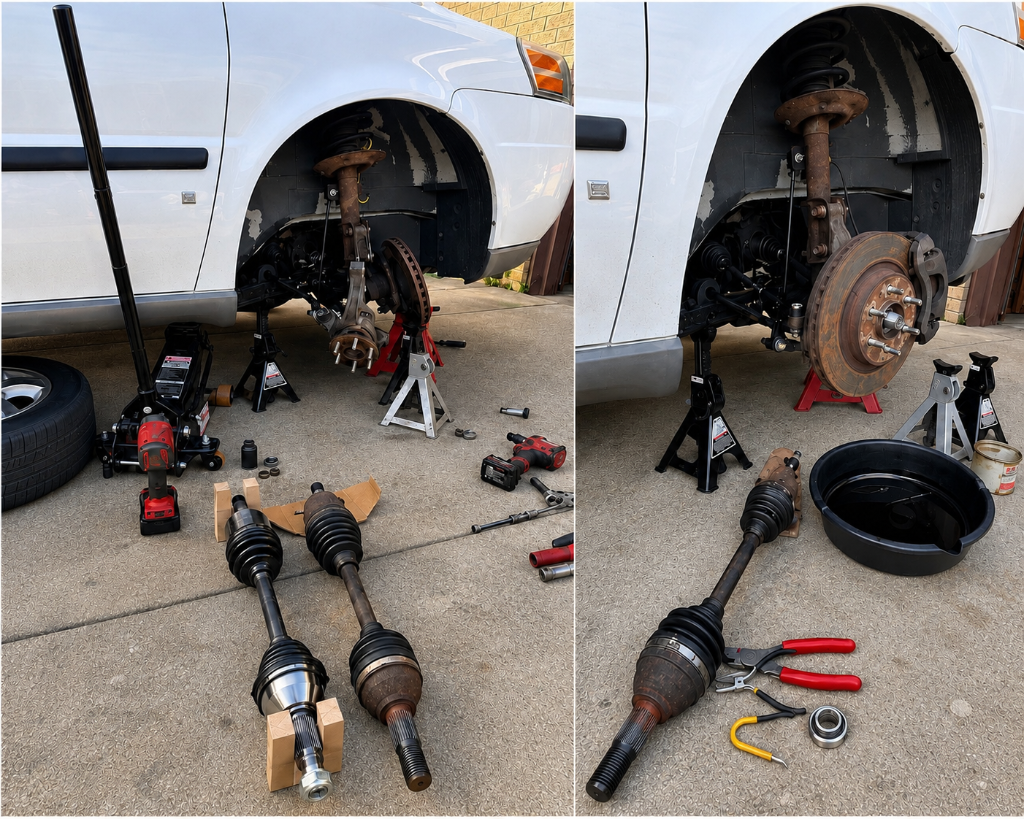Passenger CV Axle Replacement