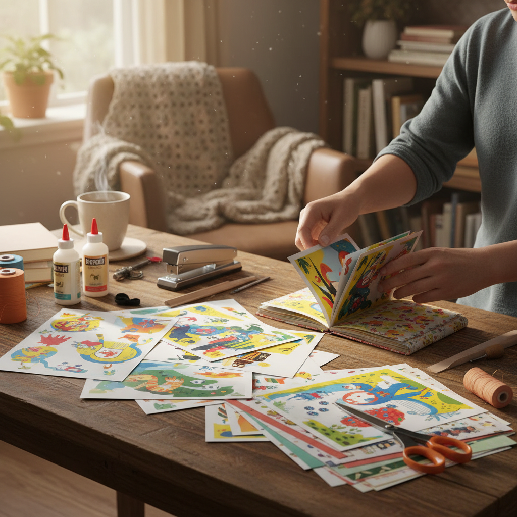 How to Print and Bind Your Own Children's Book at Home