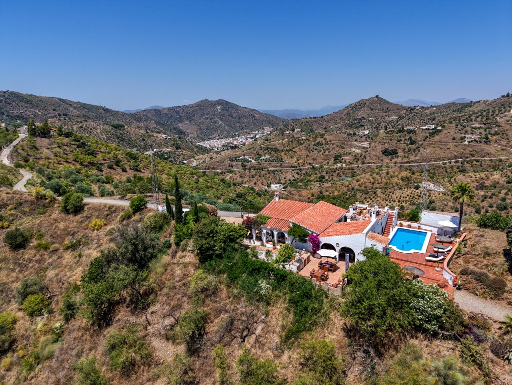 Aerial view of Casa Azafranes