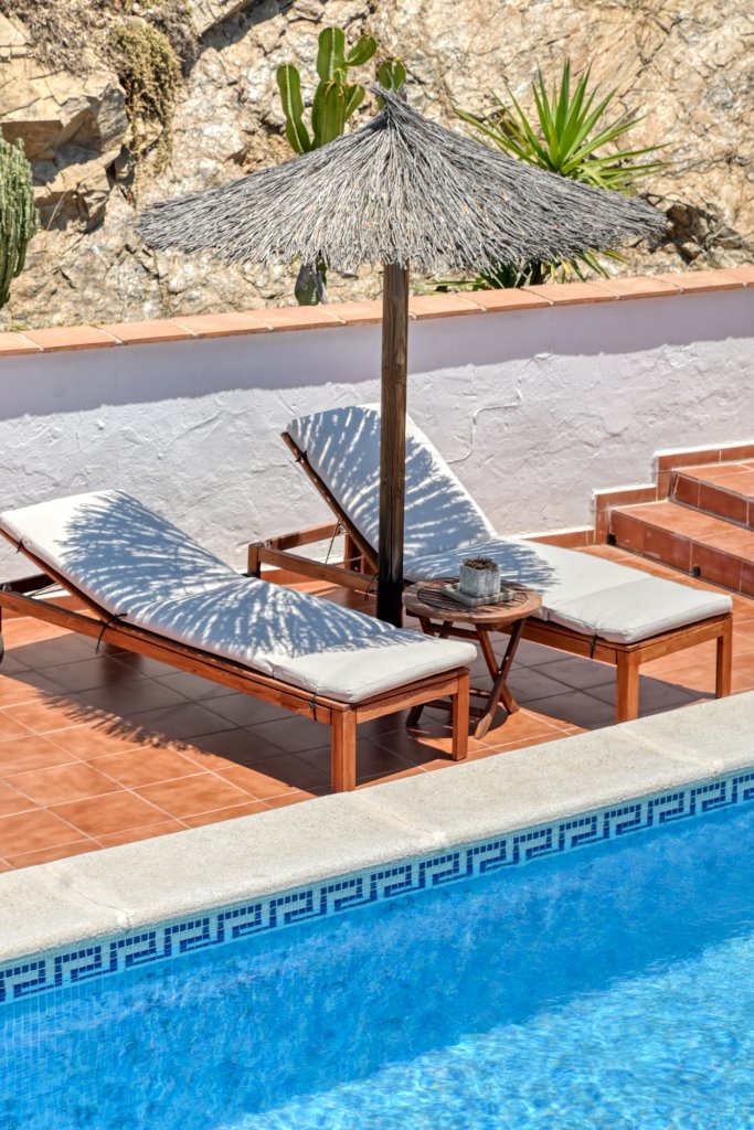 Casa Azafranes terrace with panoramic views