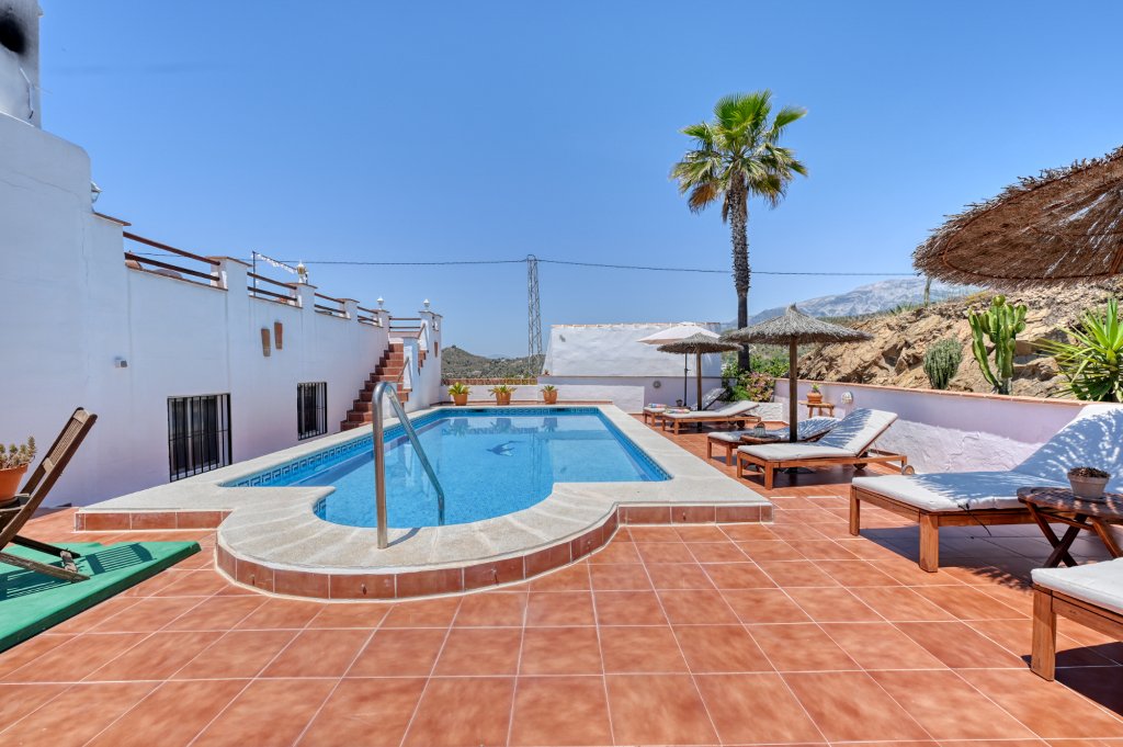 Swimming pool at Casa Azafranes