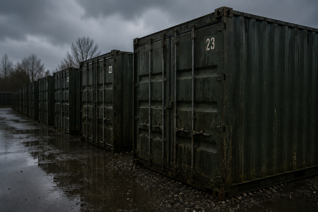 Outdoor storage containers