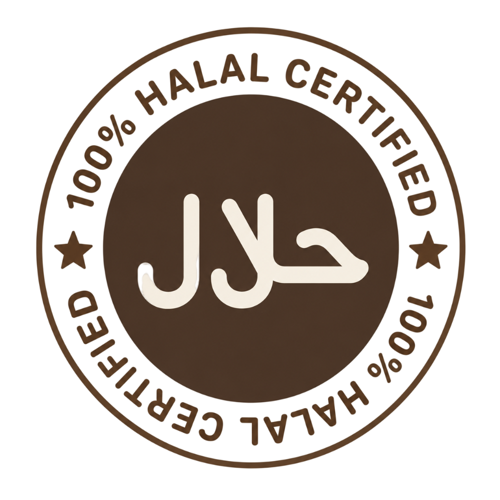 100% Halal Certified