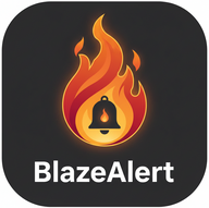 BlazeAlert logo