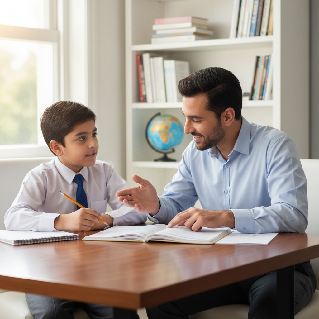 Verified Pakistani teacher tutoring a student