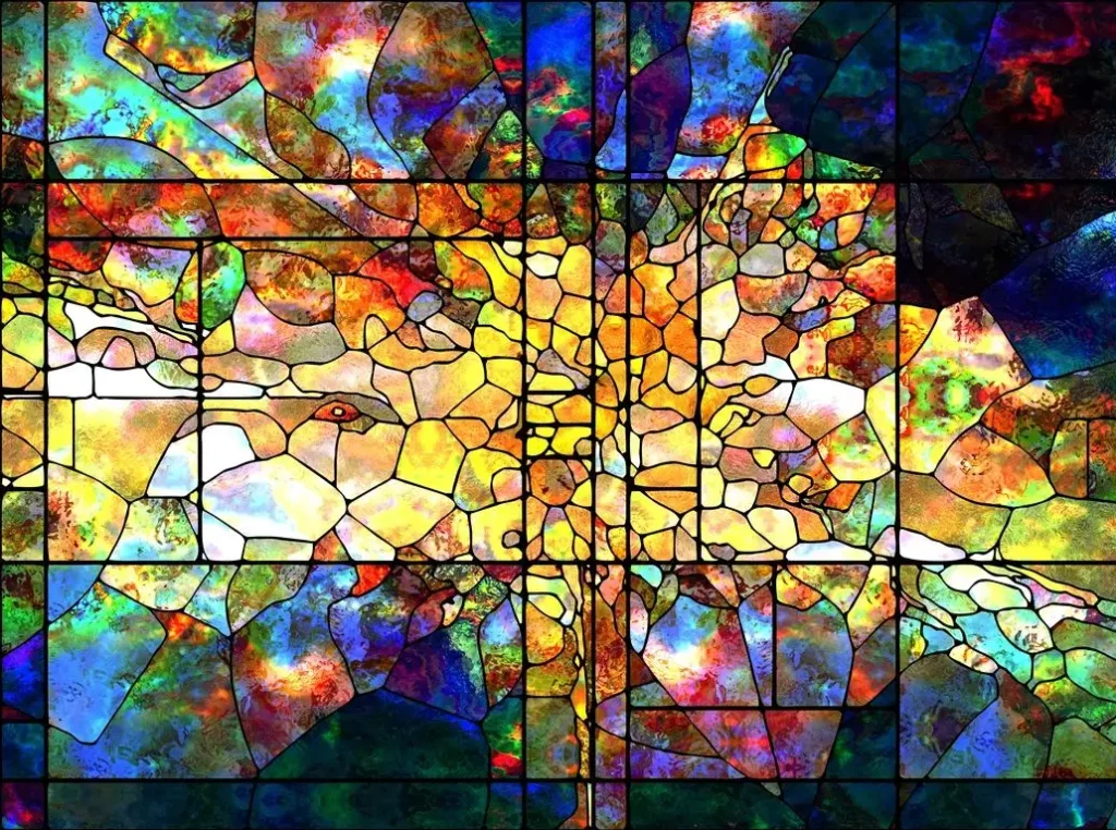 Stained glass window