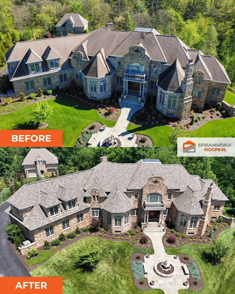 Dreamworx roof inspection and gutter guard protection