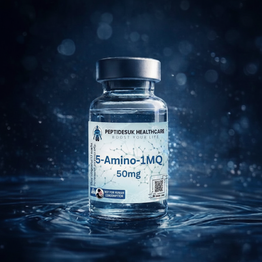 5-Amino-1MQ — 99% purity research peptide, lyophilised vial, UK supplied by PeptidesUK Healthcare