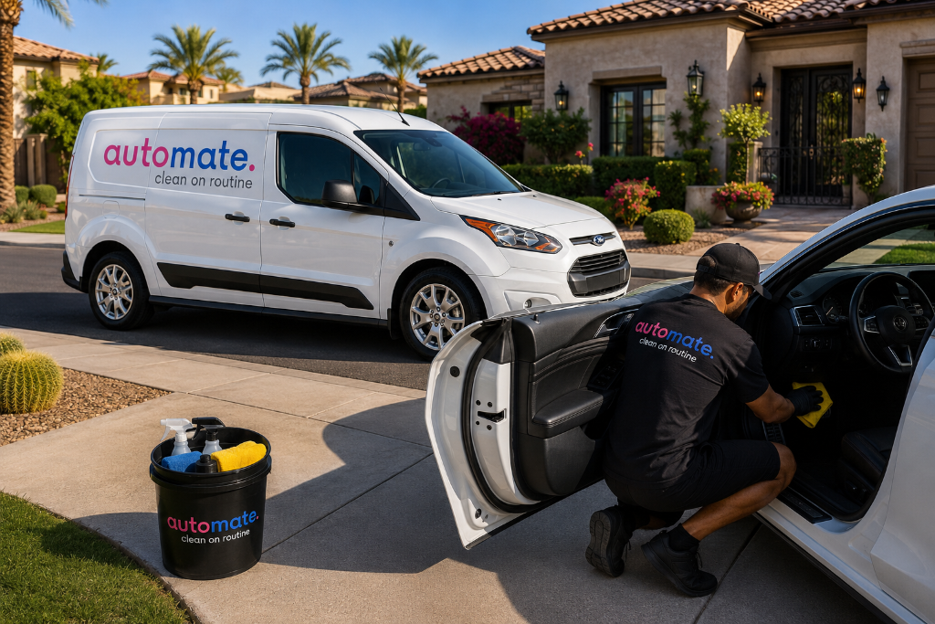 Automate mobile car wash