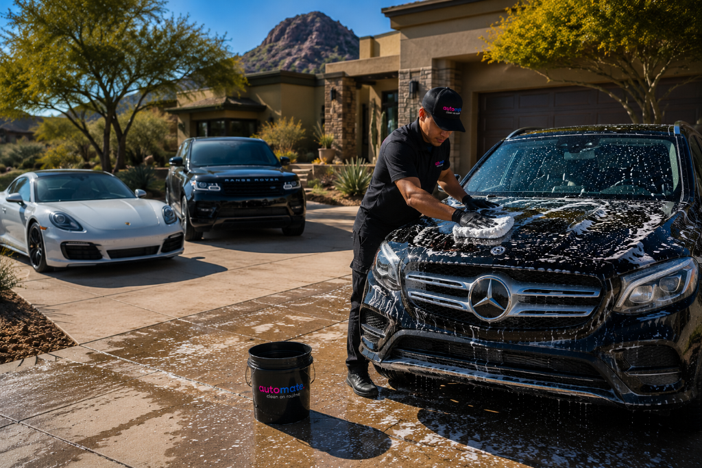 Automate mobile car wash
