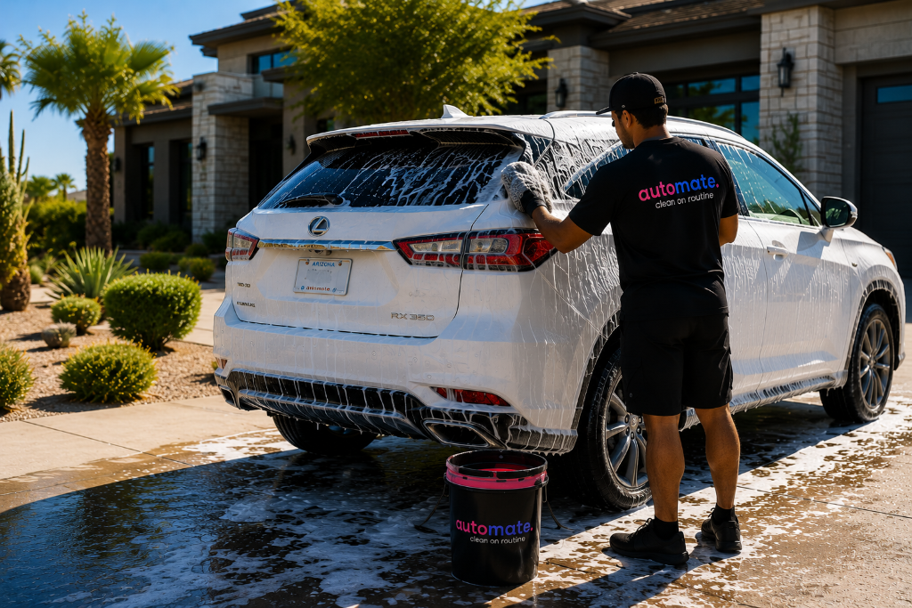Automate mobile car wash