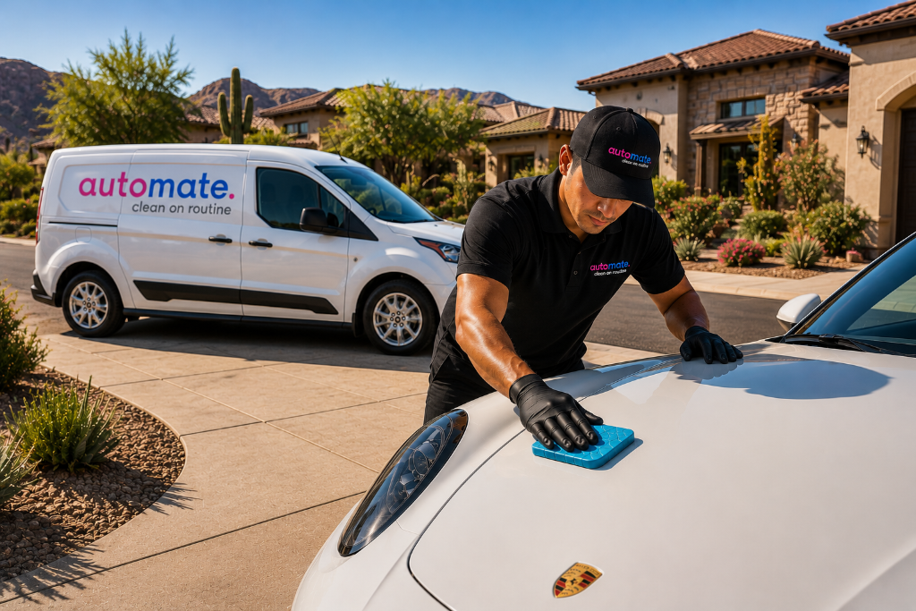 Automate mobile car wash