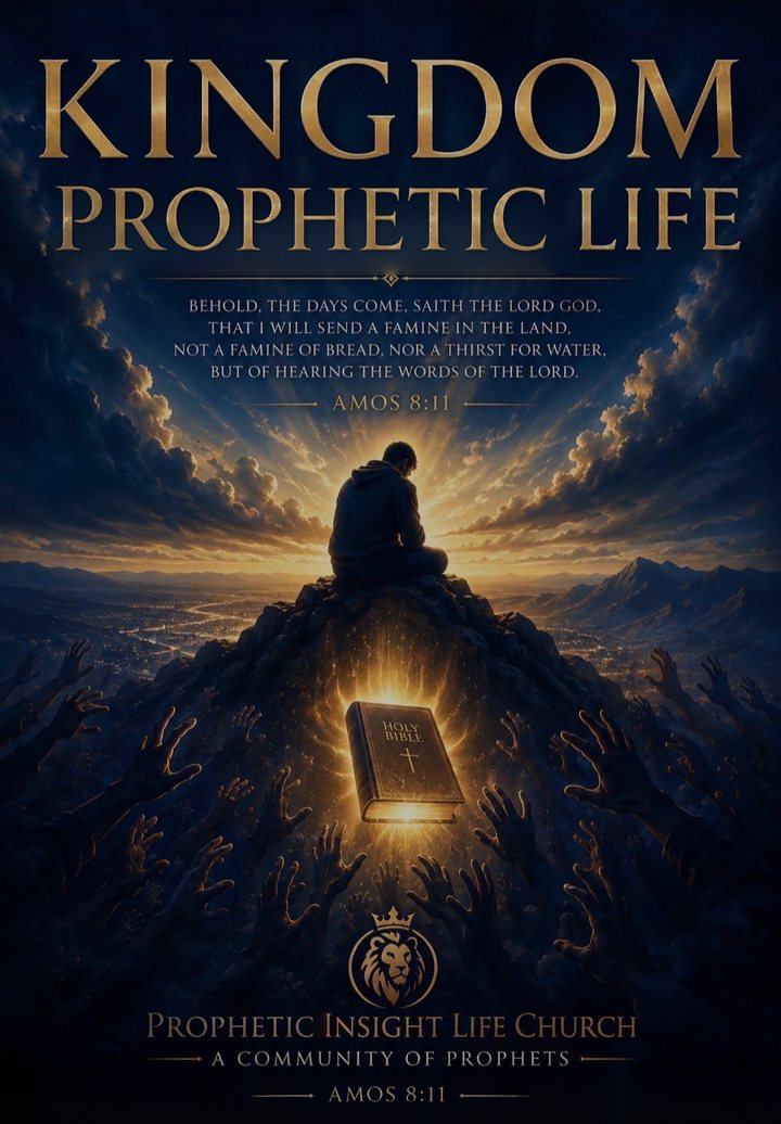 Prophetic and Apostolic Night poster: Kingdom Prophetic Life, Prophetic Insight Life Church