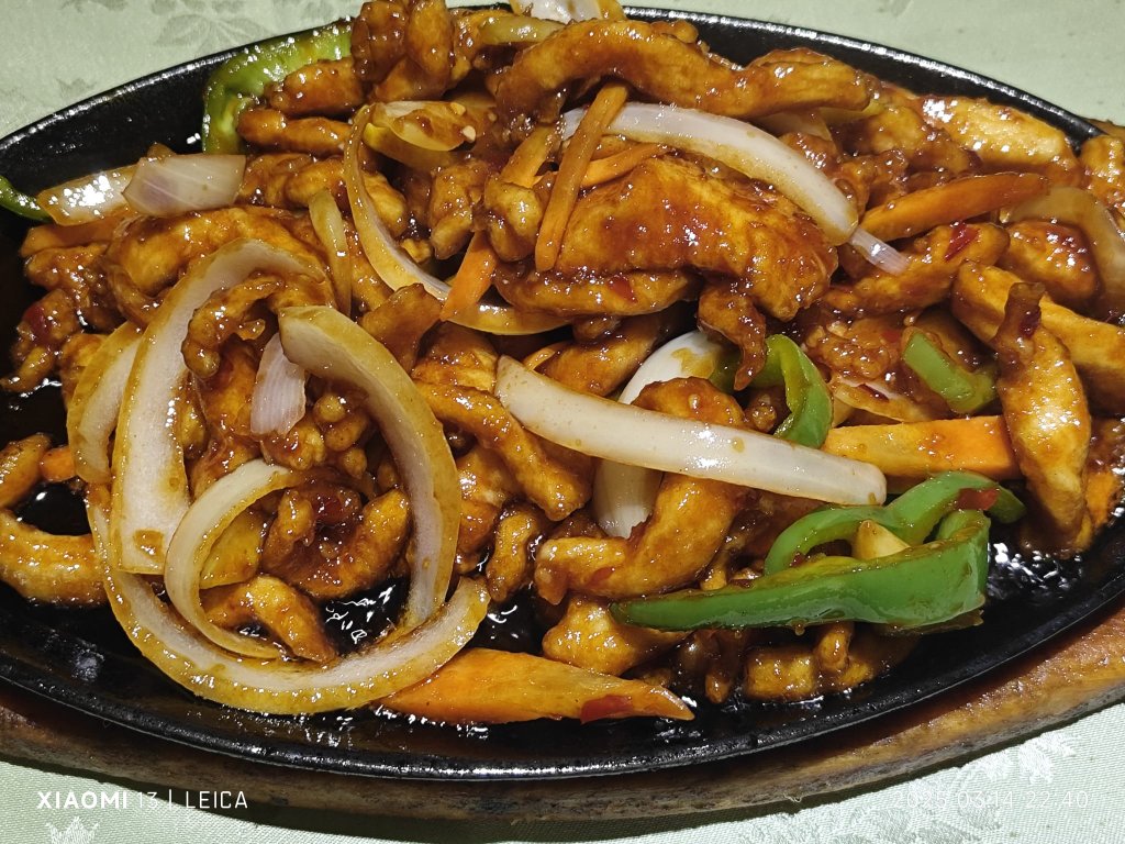 Pollo a salsa agripicante